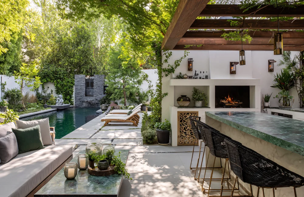 สวนเมดิเตอร์เรเนียนที่บ้าน